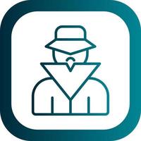 diseño de icono de vector de detective