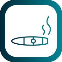 Cigar Vector Icon Design