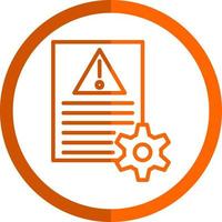 Risk Management Vector Icon Design