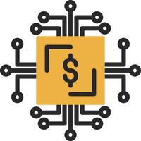 Data Concurrency Vector Icon Design