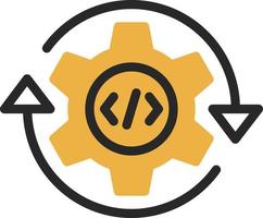 Continuous Integration Vector Icon Design