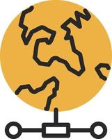 Globe Vector Icon Design