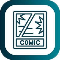 Comic Book Vector Icon Design