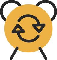 Alarm Repeat Vector Icon Design
