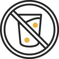 No Drink Vector Icon Design