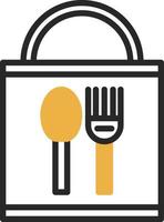 Food Pack Vector Icon Design