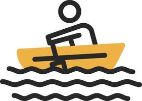 Rowing Vector Icon Design