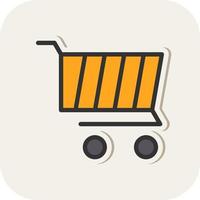 Trolley Vector Icon Design