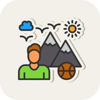 Sports And Adventure Vector Icon Design