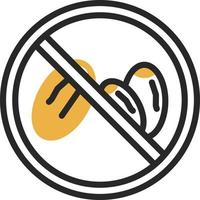 No Eating Vector Icon Design