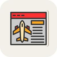 Booking Vector Icon Design