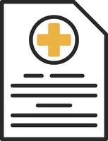 Medical File Vector Icon Design