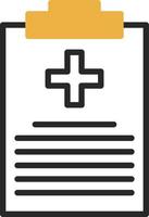 Medical Report Vector Icon Design