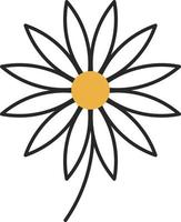 diseño de icono de vector de aster