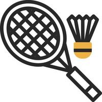 Badminton Vector Icon Design