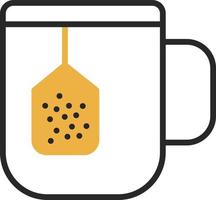 diseño de icono de vector de bebida de infusión