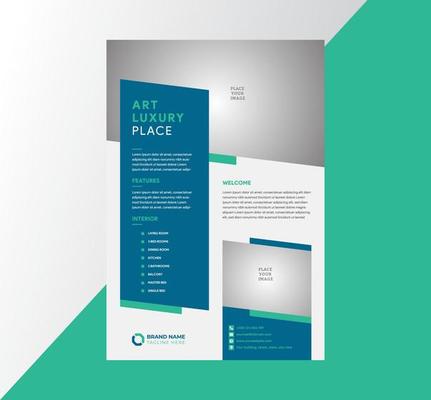 Elegant Furniture Flyer Template, design, flyer design, creative design, presentation, graphics, print, eps
