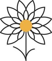 Chive Blossoms Vector Icon Design