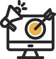 Marketing Goal Vector Icon Design