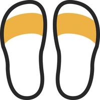 Slippers Vector Icon Design