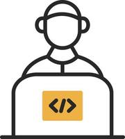 Senior Developer Vector Icon Design