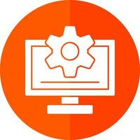 Monitor Vector Icon Design