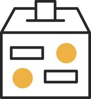 Charity Box Vector Icon Design