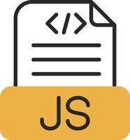 Javascript File Vector Icon Design
