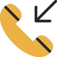 Incoming Call Vector Icon Design