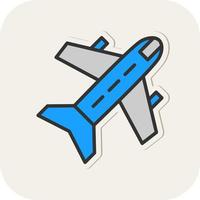 Airplane Vector Icon Design