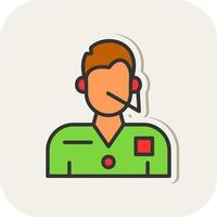 Customer Service Vector Icon Design