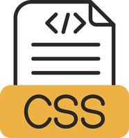 Css File Vector Icon Design