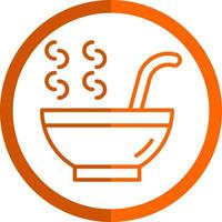 Hot Soup Vector Icon Design