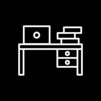 Work Table Vector Icon Design