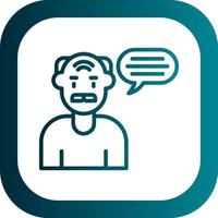 Speech Vector Icon Design