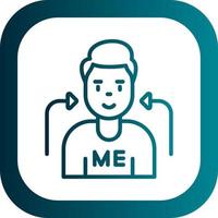 Myself Vector Icon Design