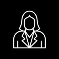 Female Employee Vector Icon Design