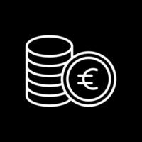 Euro Coin Vector Icon Design