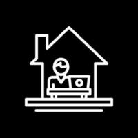 Work From Home Vector Icon Design