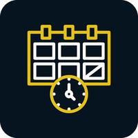 Deadline Vector Icon Design