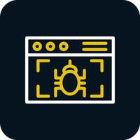 Virus Detection Vector Icon Design