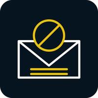 Spam Email Vector Icon Design