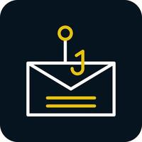 Email Phishing Vector Icon Design