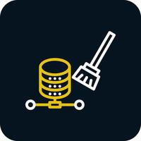 Data Cleansing Vector Icon Design