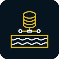 Data Lake Vector Icon Design