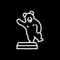 diseño de icono de vector de oso