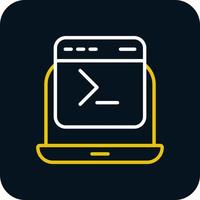 Command Line Vector Icon Design