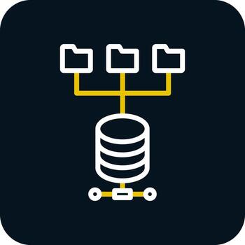 diseño de icono de vector de fuente de datos