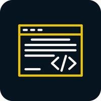 Code Vector Icon Design