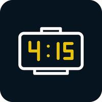 diseño de icono de vector de reloj digital